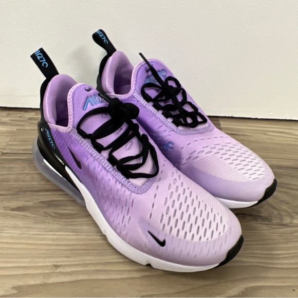 Nike Air Max 270 Running Casual Sneakers Purple Lilac Women Size 8.5 DZ5206-500 - Picture 3 of 5